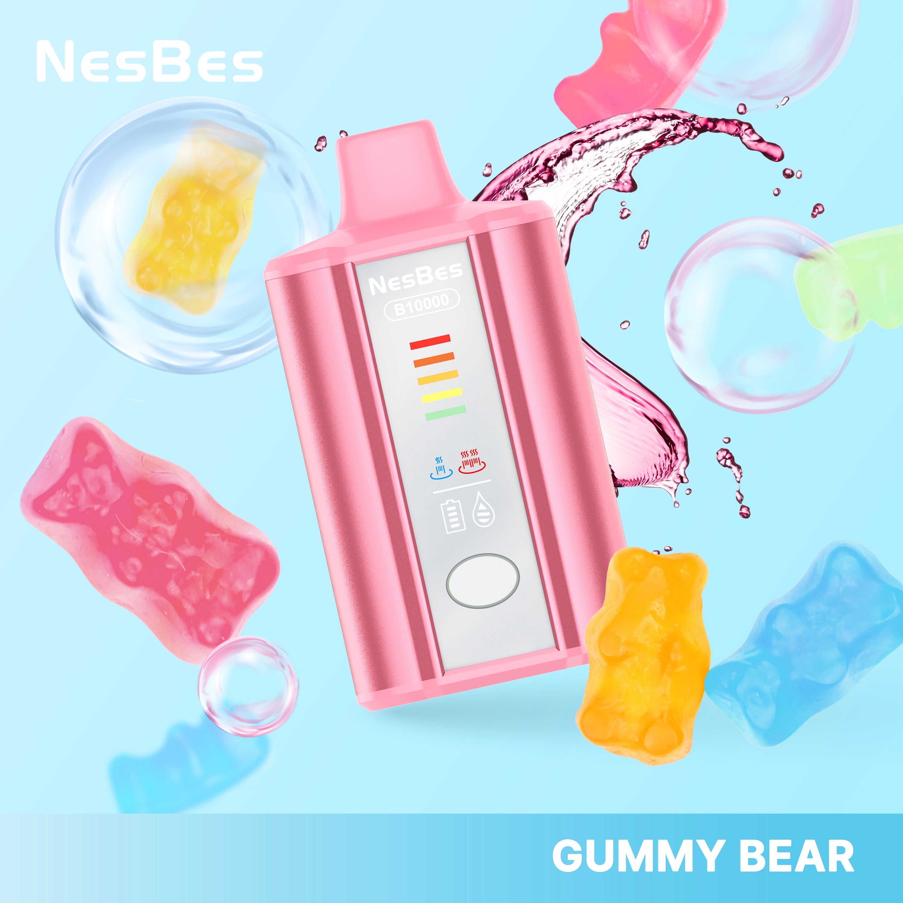 NESBES B10000 Puffs Disposable Vape Wholesale - VZVAPE