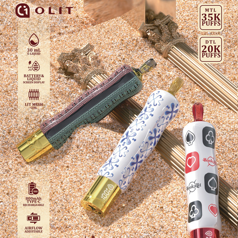 OLIT Hookalit S 35000 Puffs Disposable Vape Wholesale - Vapz Vape Wholesale