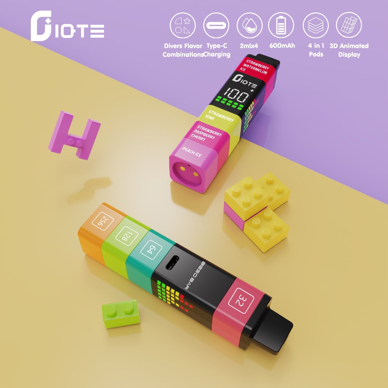 IQTE Maha 2400 Puffs Disposable Vape Wholesale - Vapz Vape Wholesale