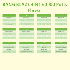 EU Warehouse BANG BLAZE 4IN1 60000 Puffs Disposable Vape Wholesale - [VzVape.com]