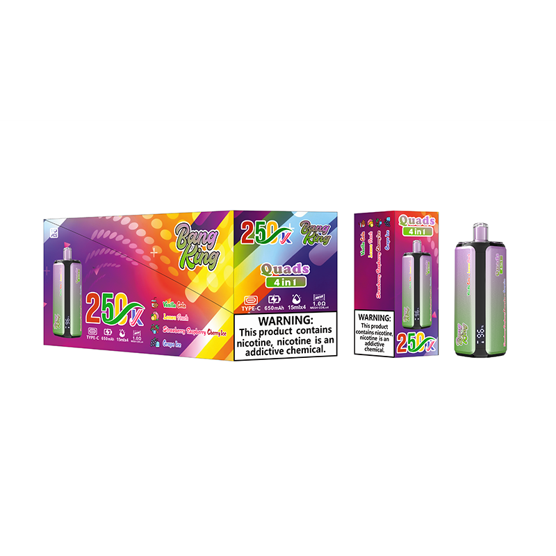 BANG KING 4 IN 1 250K  Puffs Disposable Vape Wholesale - [VzVape.com]