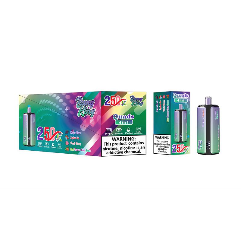 BANG KING 4 IN 1 250K  Puffs Disposable Vape Wholesale - [VzVape.com]