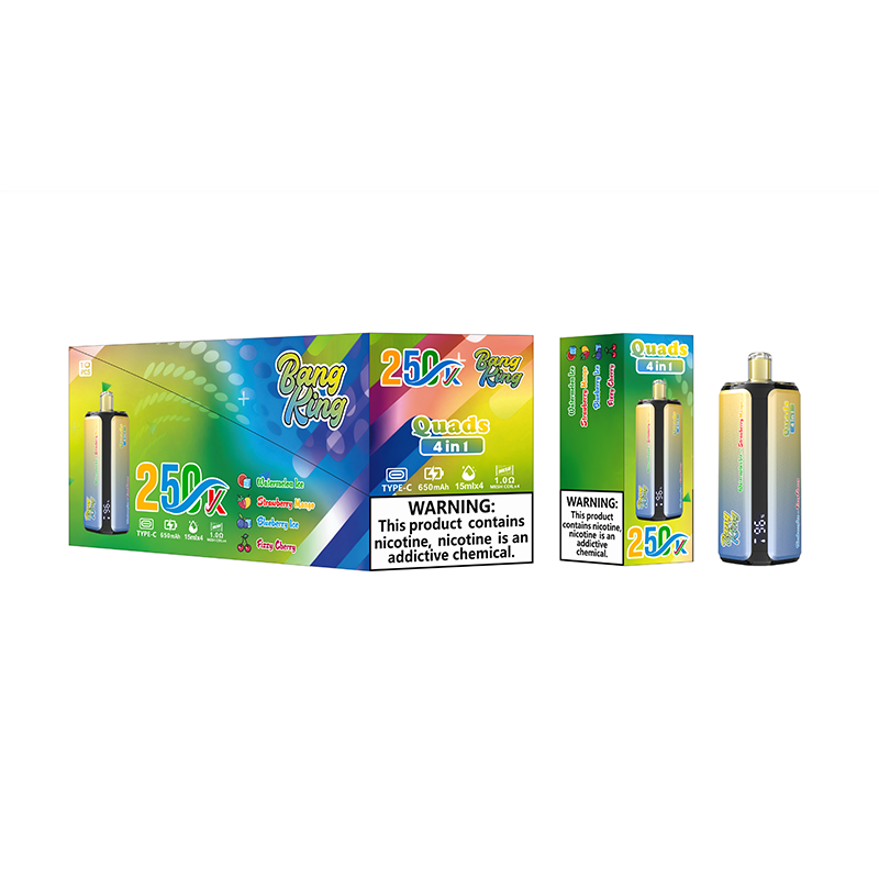 BANG KING 4 IN 1 250K  Puffs Disposable Vape Wholesale - [VzVape.com]