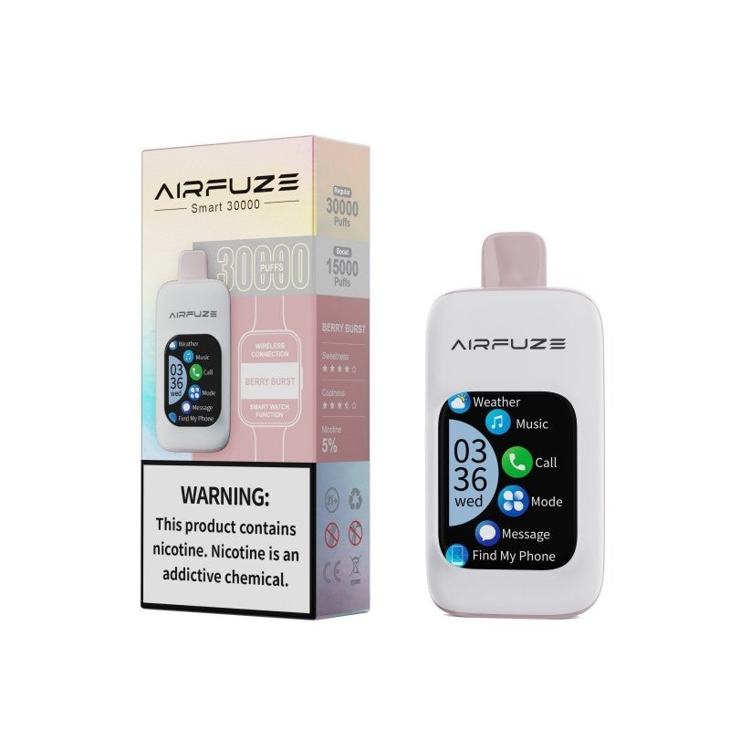 Airfuze 30000 Puffs Bluetooth Touch Screen Disposable Vape Wholesale - [VzVape.com]
