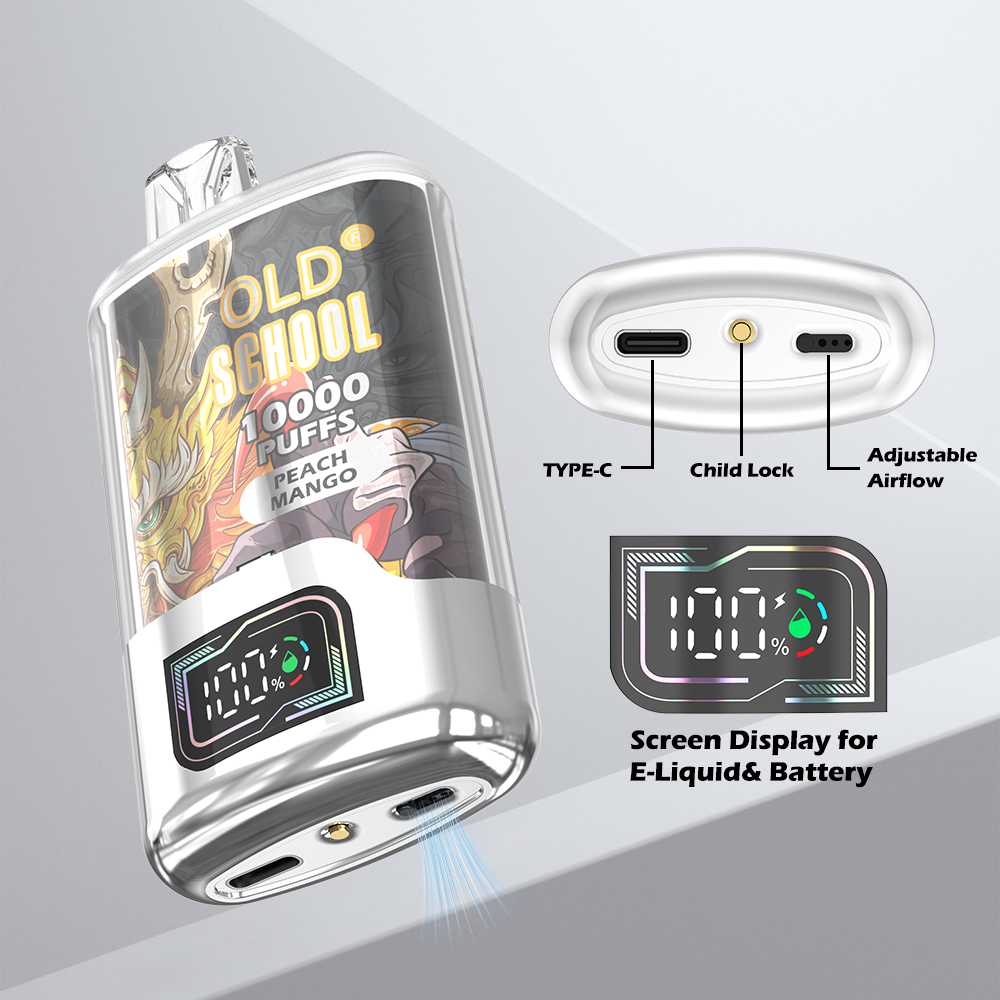 OLD School TN10000 Puffs Disposable Vape Wholesale - VZVAPE