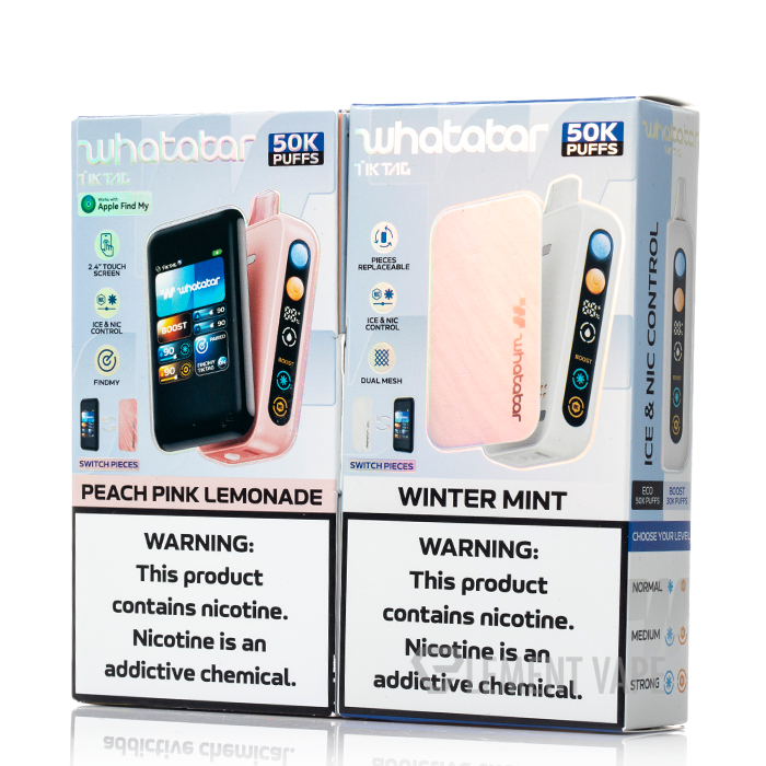 Whatabar Tik Tag 50000 Puffs Disposable Vape Wholesale - Vapz Vape Wholesale