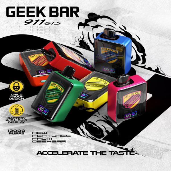 Geek Bar GTS911 12000 Puffs Disposable Vape Wholesale VzVape Wholesale Geek Bar GTS911 12000 Puffs Disposable Vape Wholesale VzVape Wholesale
