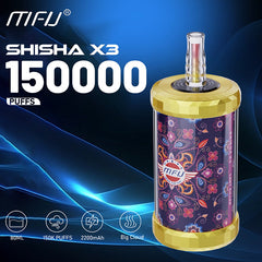 US Warehouse MFU SHISHA X3 150K Puffs Disposable Vape Wholesale - [VzVape.com]