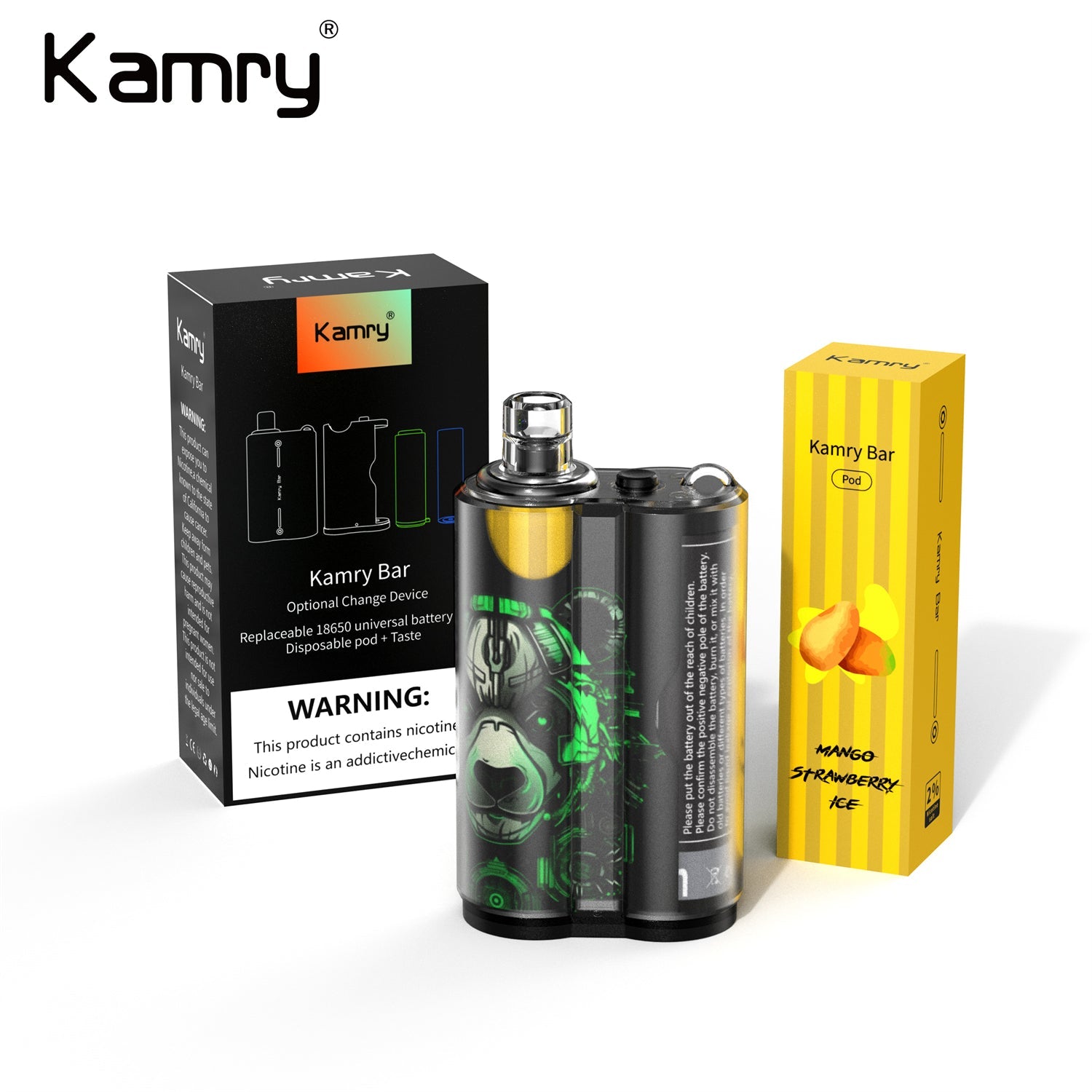Kamry Bar 7000 Puffs Disposbale Vape Wholesale - VZVAPE