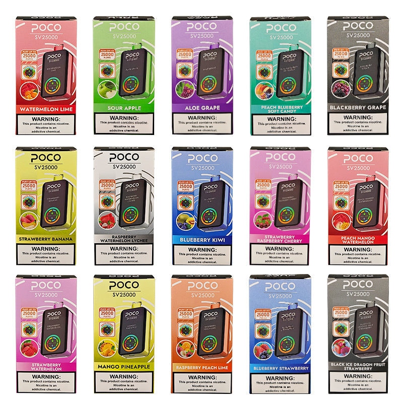 EU Warehouse POCO SV25000 Puffs Disposable Vape Wholesale - Vapz Vape Wholesale