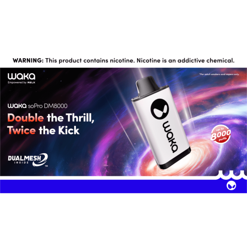 WAKA soPro DM8000 Puffs Disposable Vape Wholesale - VZVAPE
