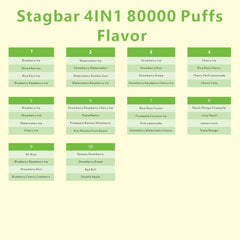 EU Warehouse Stagbar 4IN1 80000 Puffs Disposable Vape Wholesale - [VzVape.com]