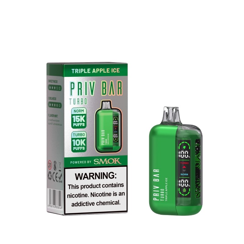 SMOK Priv Bar Turbo 15000 Puffs Disposable Vape Wholesale - Vapz Vape Wholesale