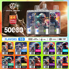 EU Warehouse UZY CRYSTAL TWIN 50000 Puffs Disposable Vape Wholesale - [VzVape.com]