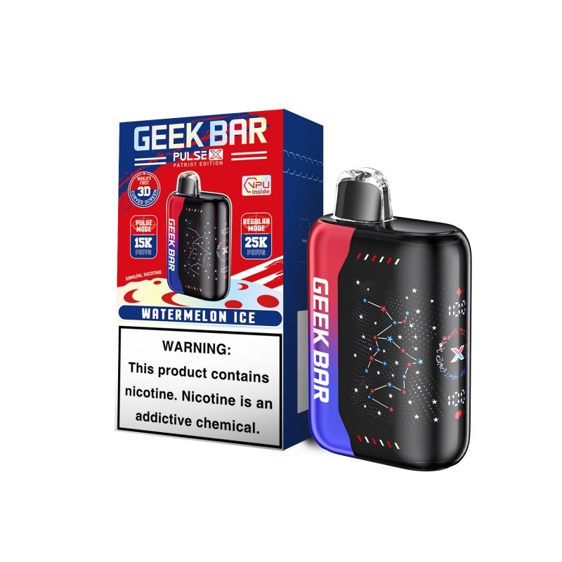 Geek Bar Pulse X Patriot Edition 25000 Puffs Disposable Vape Wholesale - [VzVape.com]